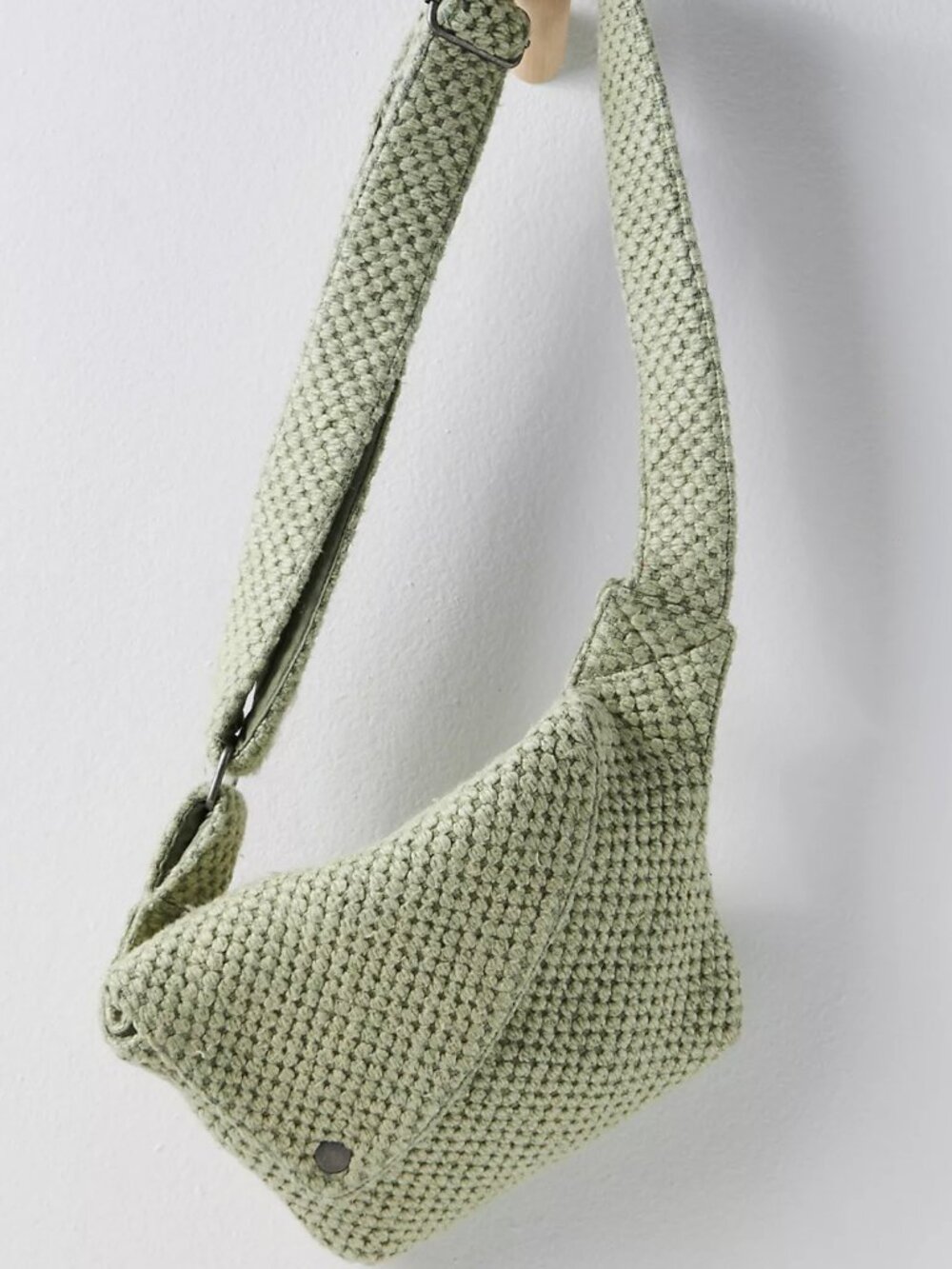 NWT Free People Kinsley Knit Sling Purse